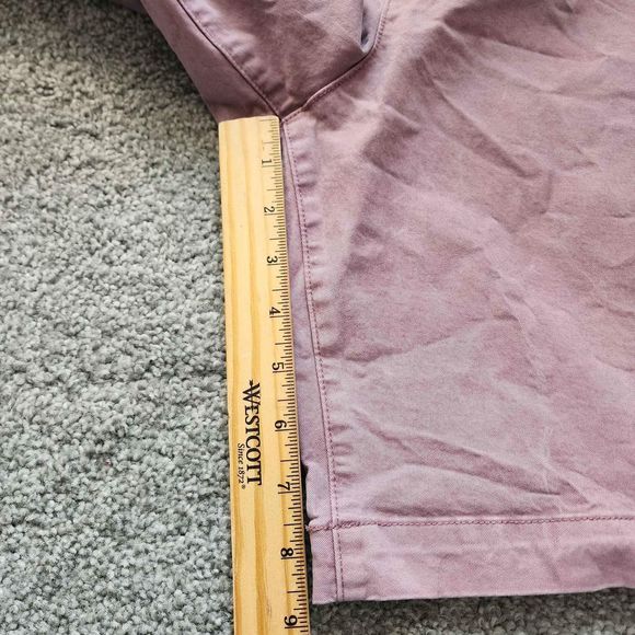 H&M Men's Medium Drawstring Cotton Elastic Waistband Shorts 8.5" NWOT Purple - Picture 4 of 4